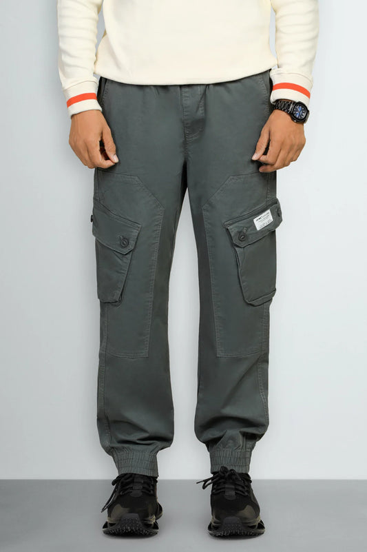 Dark Olive Smart Fit Cargo Pants